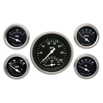 Classic Instruments® - Hot Rod Series Custom 5-Gauge Set