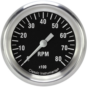 Classic Instruments® - Hot Rod Series 2-5/8" Tachometer, 8,000 RPM