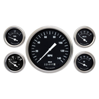Classic Instruments® - Hot Rod Series 4-5/8" Custom 5-Gauge Set