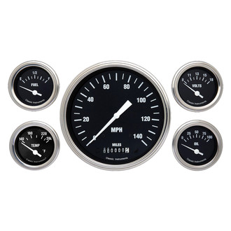 Classic Instruments® - Hot Rod Series 4-5/8" Custom 5-Gauge Set