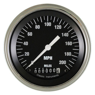 Classic Instruments® - Hot Rod Series 3-3/8" Speedometer, 200 MPH