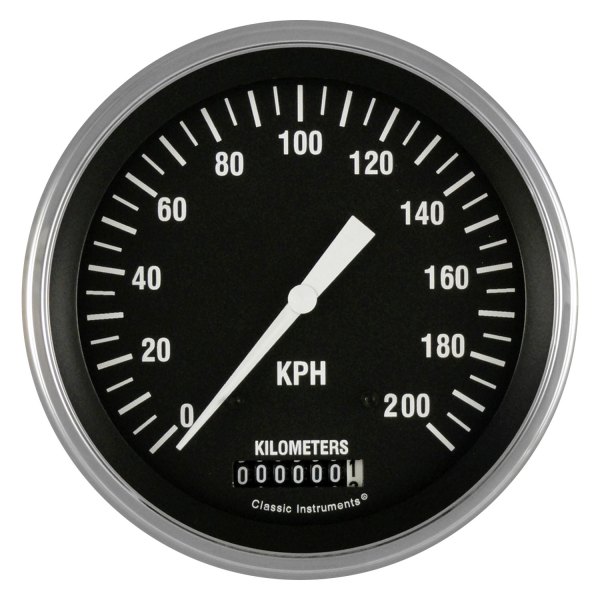 Classic Instruments® - Hot Rod Series 4-5/8" Speedometer, 200 KPH