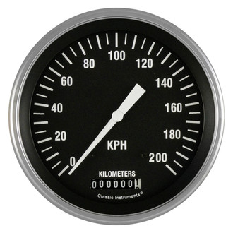 Classic Instruments® - Hot Rod Series 4-5/8" Speedometer, 200 KPH