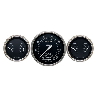Classic Instruments® - Hot Rod Series 4-5/8" Custom 3-Gauge Set