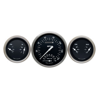 Classic Instruments® - Hot Rod Series 4-5/8" Custom 3-Gauge Set