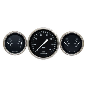 Classic Instruments® - Hot Rod Series 4-5/8" Custom 3-Gauge Set