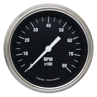 Classic Instruments® - Hot Rod Series 3-3/8" Tachometer, 8,000 RPM