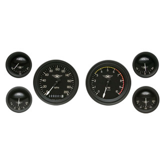 Classic Instruments® - Moal Bomber Series Custom 6-Gauge Set