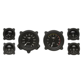 Classic Instruments® MA01BLFBZ - Moal Bomber Series 3-3/8" Custom 6-Gauge Set