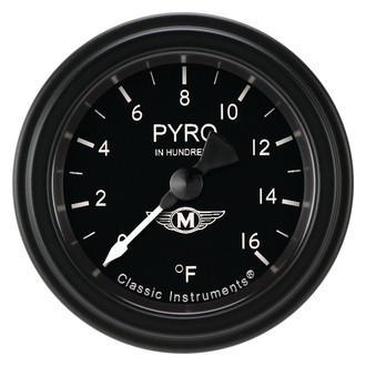 Classic Instruments® - Moal Bomber Series 2-1/8" Pyrometer Gauge