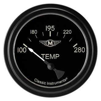 Classic Instruments® - Moal Bomber Series Water Temperature Gauge