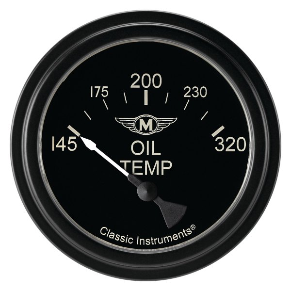Classic Instruments® - Moal Bomber Series 2-5/8" Oil Temperature Gauge