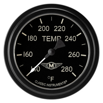 Classic Instruments® - Moal Bomber Series 2-5/8" Water Temperature Gauge