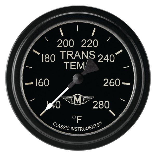 Classic Instruments® - Moal Bomber Series 2-5/8" Transmission Temperature Gauge