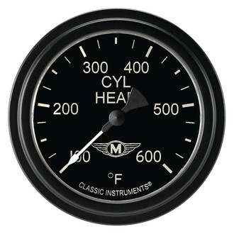 Classic Instruments® - Moal Bomber Series 2-5/8" Cylinder Head Tempature Gauge