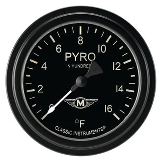 Classic Instruments® - Moal Bomber Series Pyrometer Gauge