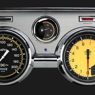 Classic Instruments® - AutoCross Series 4-5/8" Direct Fit 5-Gauge Set
