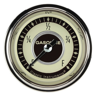 Classic Instruments® - Nostalgia VT Series 2-1/8" Fuel Level Gauge, Programmable