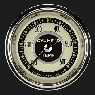 Classic Instruments® - Nostalgia VT Series 2-1/8" Cylinder Head Tempature Gauge