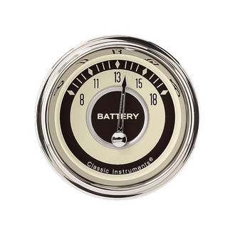 Classic Instruments® - Nostalgia VT Series 2-1/8" Voltmeter, 8-18 V