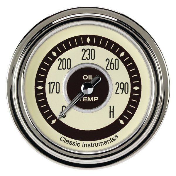 Classic Instruments® - Nostalgia VT Series 2-5/8" Oil Temperature Gauge