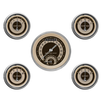 Classic Instruments® - Nostalgia VT Series 3-3/8" Custom 5-Gauge Set