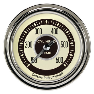 Classic Instruments® - Nostalgia VT Series 2-5/8" Cylinder Head Tempature Gauge