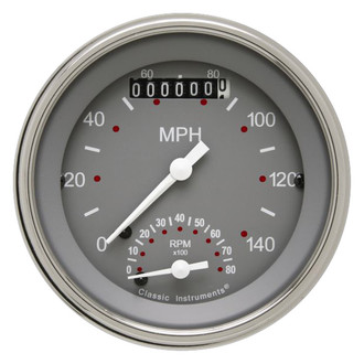 Classic Instruments® - SG Series 3-3/8" Speedtachular, 140 MPH, 8,000 RPM