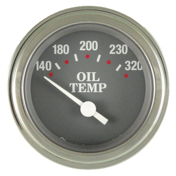 Classic Instruments® - Silver Gray Series 2-1/8" Oil Temperature Gauge