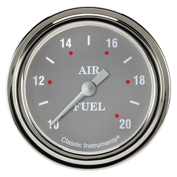 Classic Instruments® - Silver Gray Series 2-5/8" Air/Fuel Ratio Gauge