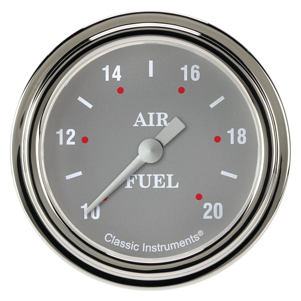 Classic Instruments® - Silver Gray Series 2-5/8" Air/Fuel Ratio Gauge