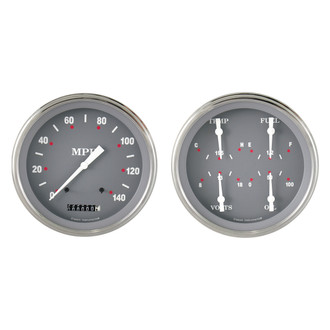 Classic Instruments® - SG Series 4-5/8" Speedometer and Quad Gauge Set, 140 MPH