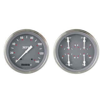 Classic Instruments® - SG Series 4-5/8" Speedometer and Quad Gauge Set, 140 MPH
