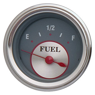 Classic Instruments® - Silver Series 2-1/8" Fuel Level Gauge, 240-33