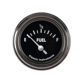 Classic Instruments® - Tetra Series 2-1/8" Fuel Level Gauge, 0-90