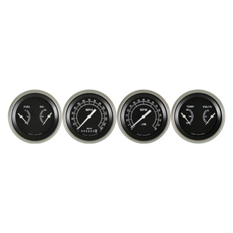 Classic Instruments® - Traditional Series 3-3/8" Custom 4-Gauge Set