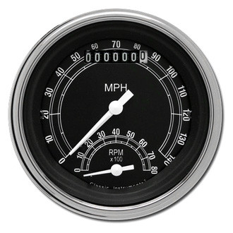 Classic Instruments® - Traditional Series Speedtachular, 140 MPH, 8,000 RPM
