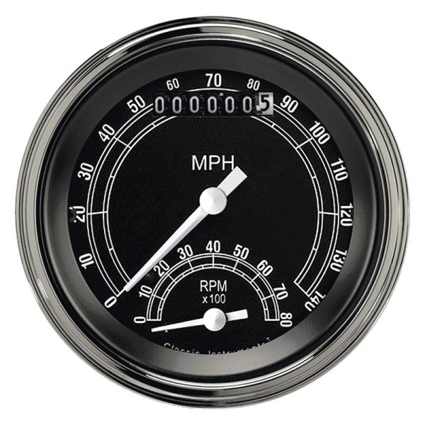 Classic Instruments® - Traditional Series 3-3/8" Speedtachular, 140 MPH