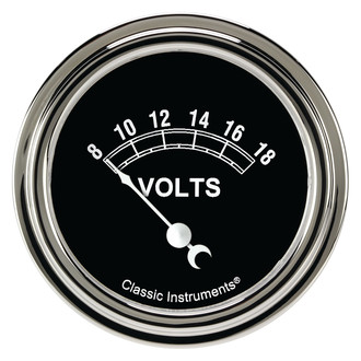 Classic Instruments® - Traditional Series 2-5/8" Voltmeter, 8-18 V