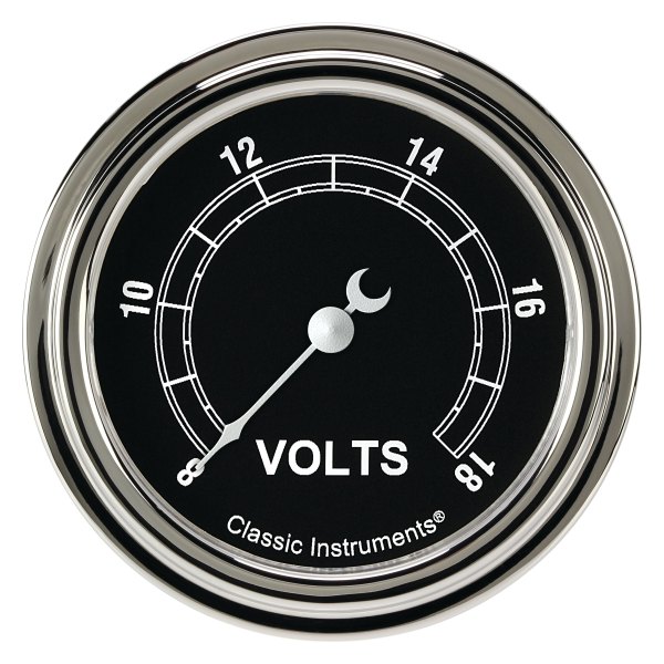 Classic Instruments® - Traditional Series 2-5/8" Voltmeter, 8-18 V