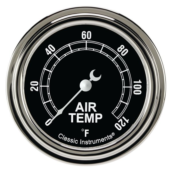 Classic Instruments® - Traditional Series 2-5/8" Air Temperature Gauge, 120 F