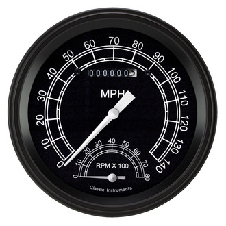 Classic Instruments® - Traditional Series 4-5/8" Speedtachular, 140 MPH, 8,000 RPM