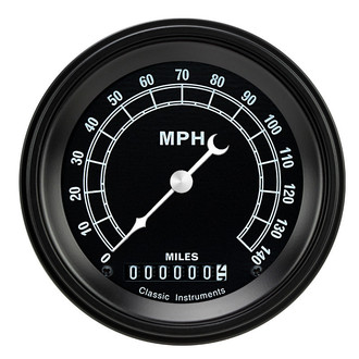 Classic Instruments® - Traditional Series 3-3/8" Speedometer, 140 MPH