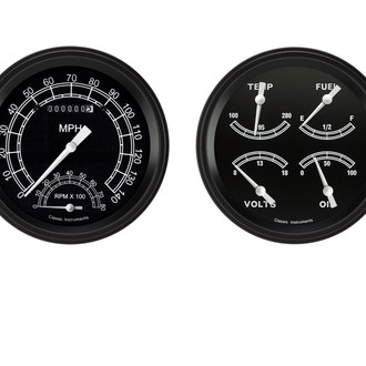 Classic Instruments® - Traditional Series Custom 2-Gauge Set, 140 MPH