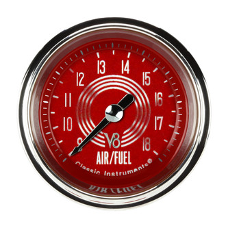 Classic Instruments® - V8 Steelie Series 2-1/8" Air/Fuel Ratio Gauge