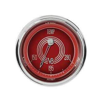 Classic Instruments® - V8 Steelie Series Water Temperature Gauge