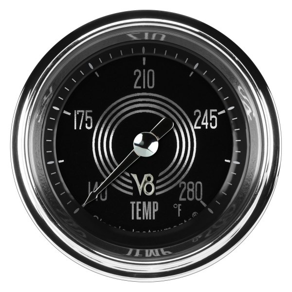 Classic Instruments® - V8 Speedster Series 2-1/8" Water Temperature Gauge