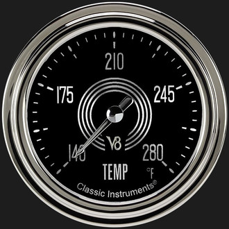 Classic Instruments® - V8 Speedster Series Water Temperature Gauge