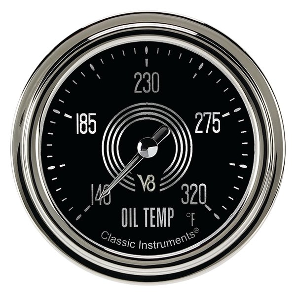 Classic Instruments® - V8 Speedster Series 2-5/8" Oil Temperature Gauge