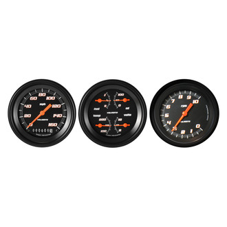 Classic Instruments® - Velocity Series 3-3/8" Custom 3-Gauge Set
